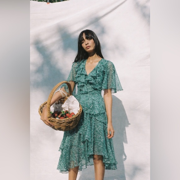 Dresses & Skirts - Keepsake Women's Green and Blue Dress